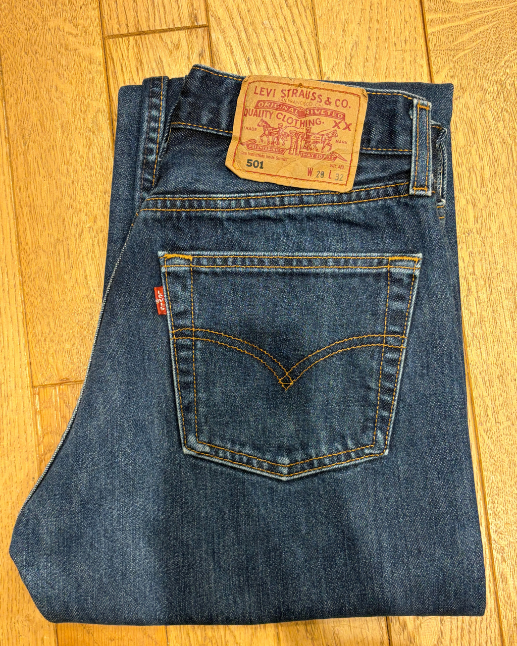 Jeans Levi's 501 W28 L32 - numéro J5