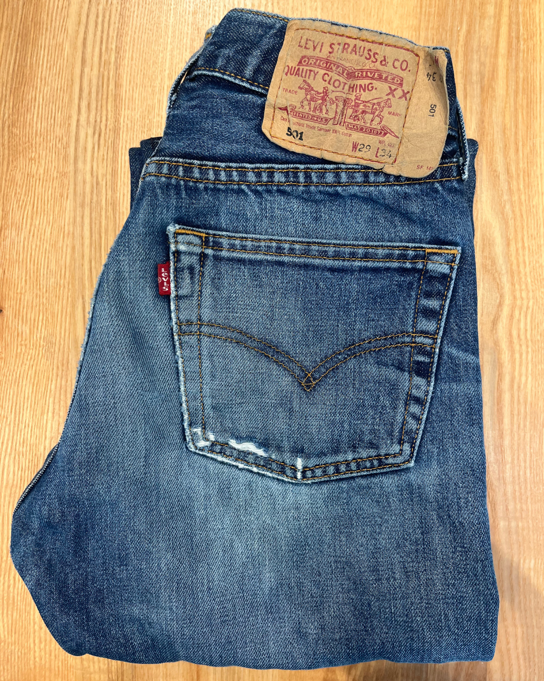 Jeans Levi's 501 W29 L34 - numéro AAAA