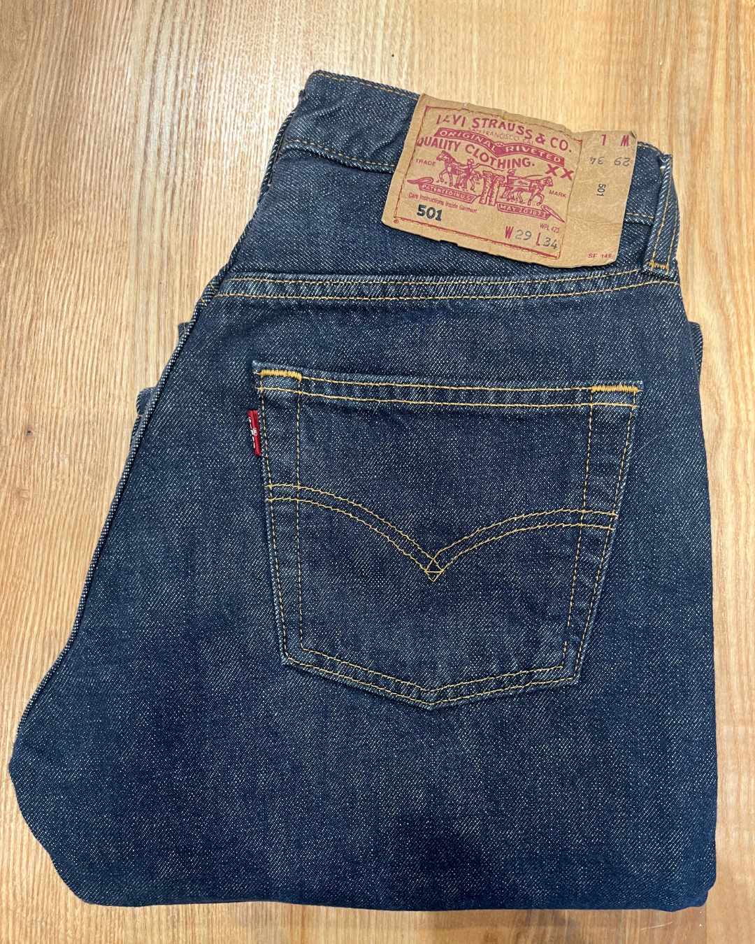 Jeans Levi's 501 W29 L34 - numéro UUU