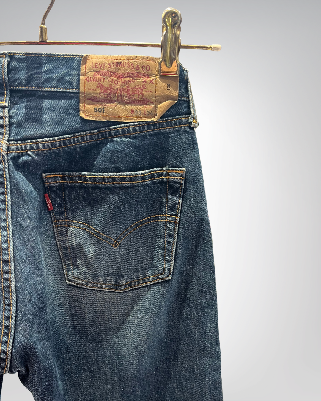 Jeans Levi's 501 W30 L34 - numéro XXX