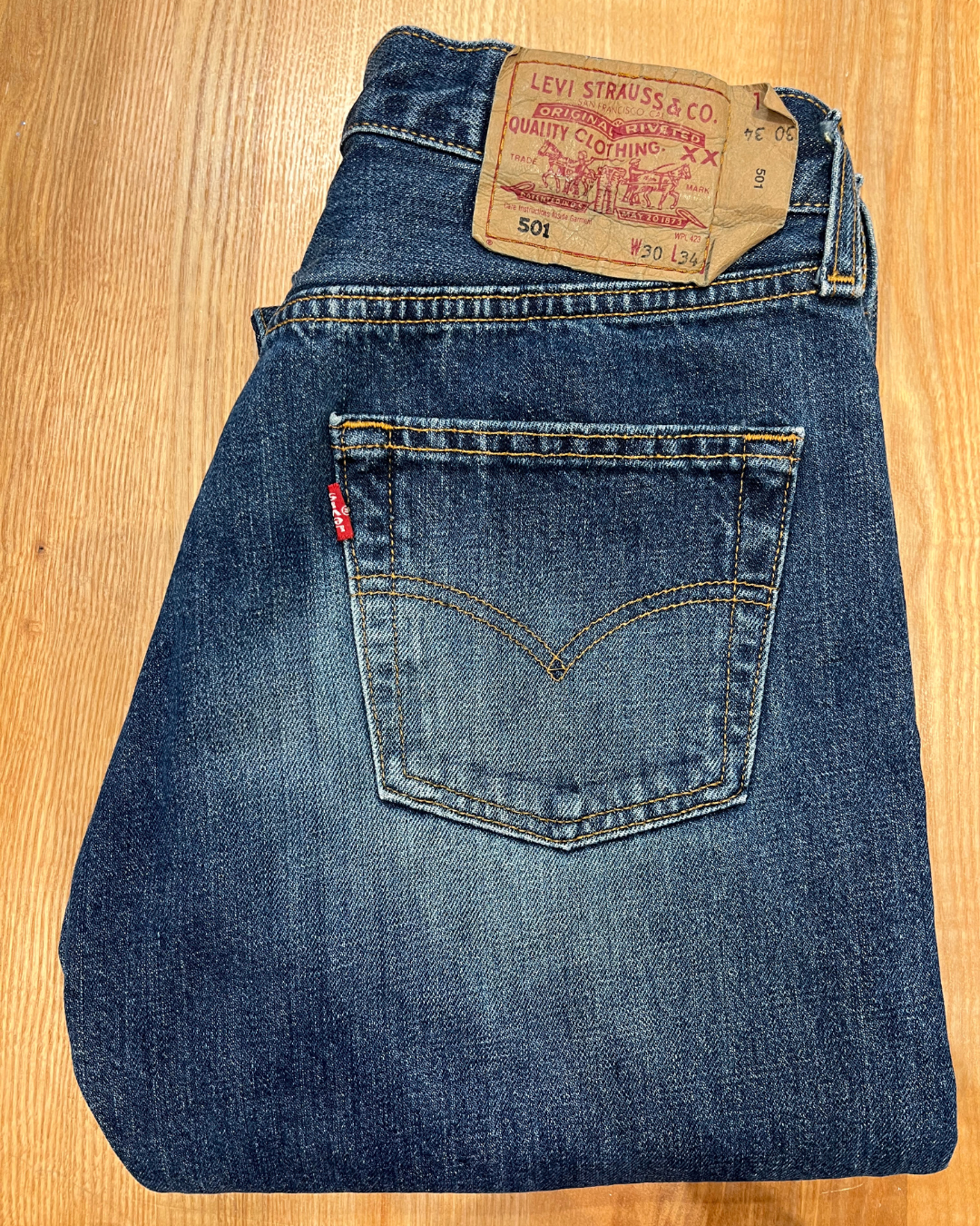 Jeans Levi's 501 W30 L34 - numéro XXX