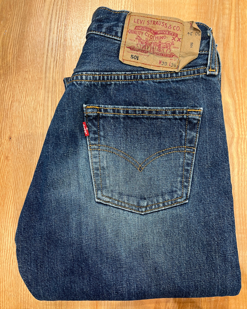 Jeans Levi's 501 W30 L34 - numéro XXX