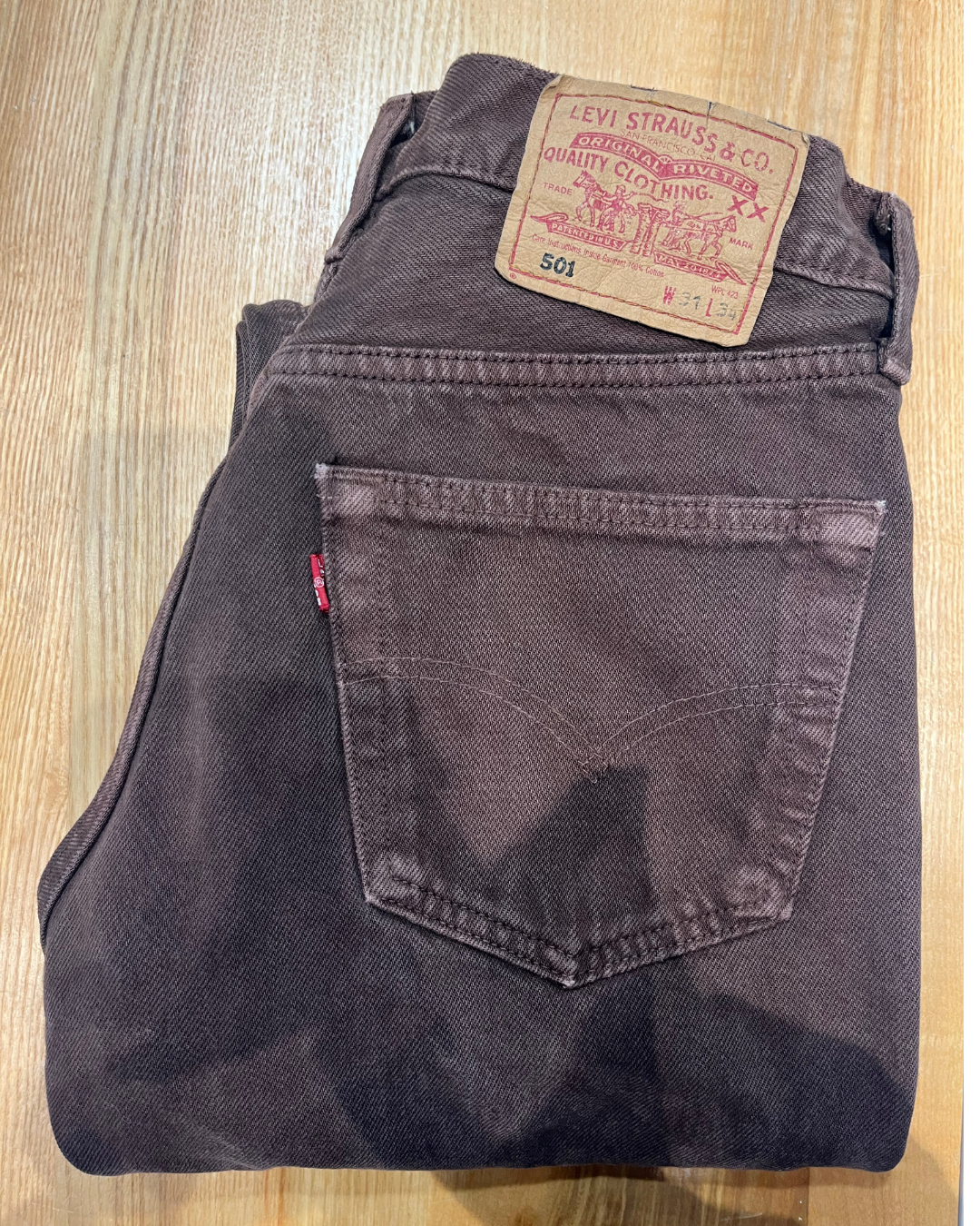Jeans Levi's 501 W31 L34 - numéro 6D