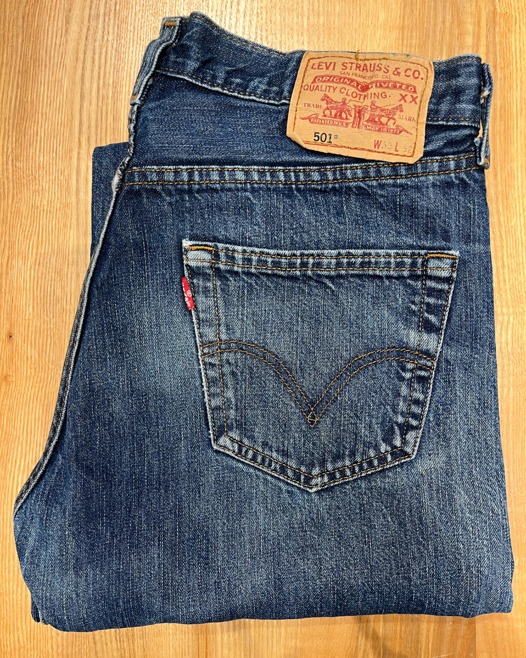 Jeans Levi's 501 W33 L32 - numéro PPP