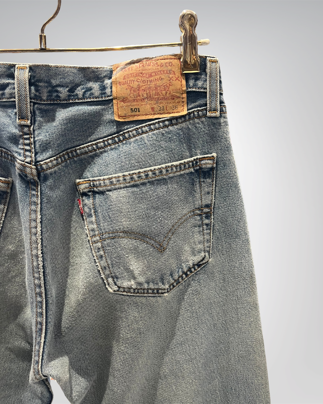 Jeans Levi's 501 W33 L36 - numéro YYYY