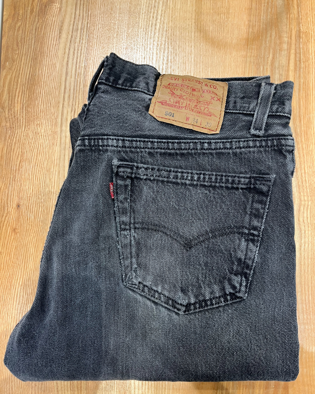 Jeans Levi's 501 W34 L30 - numéro ZZZZ