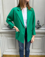 Veste en laine verte