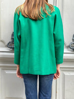 Veste en laine verte