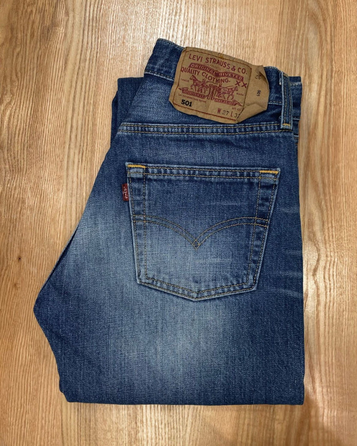 Jeans Levi's 501 W27 L32 - numéro 1B