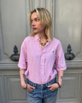 Chemisette à carreaux rose Ralph Lauren