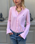 Polo chemise rose Ralph Lauren