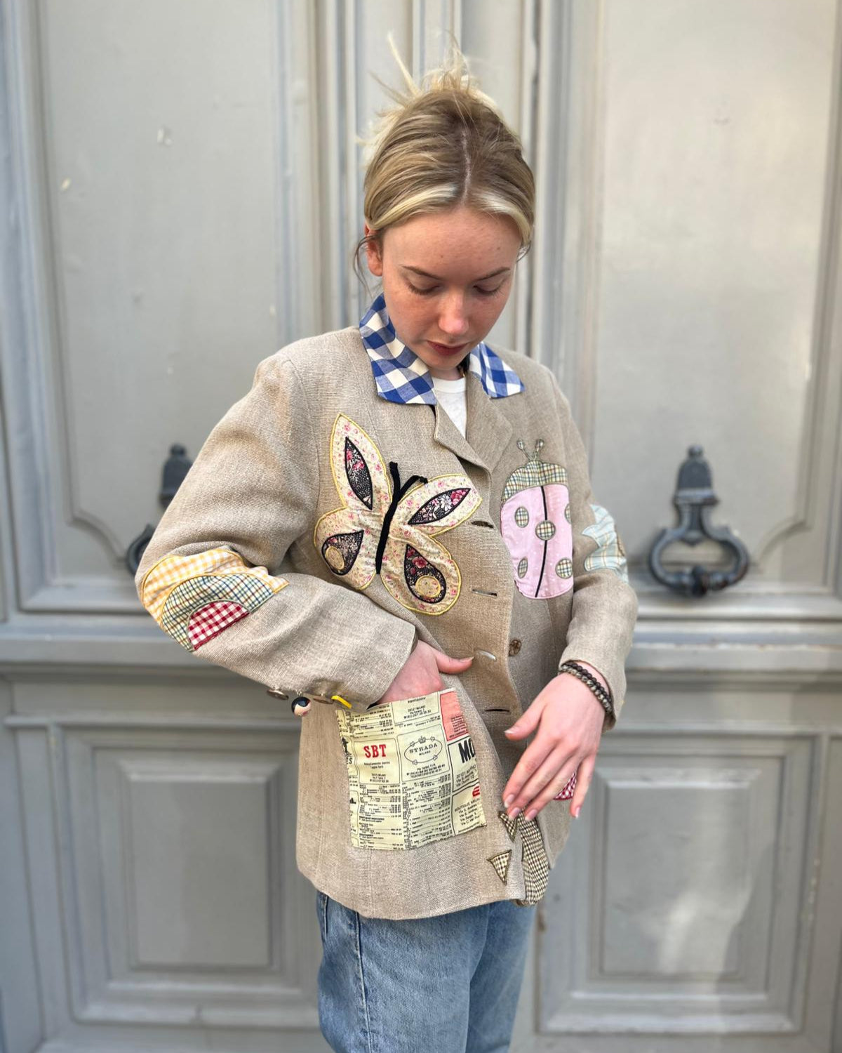 Veste patchwork Moschino