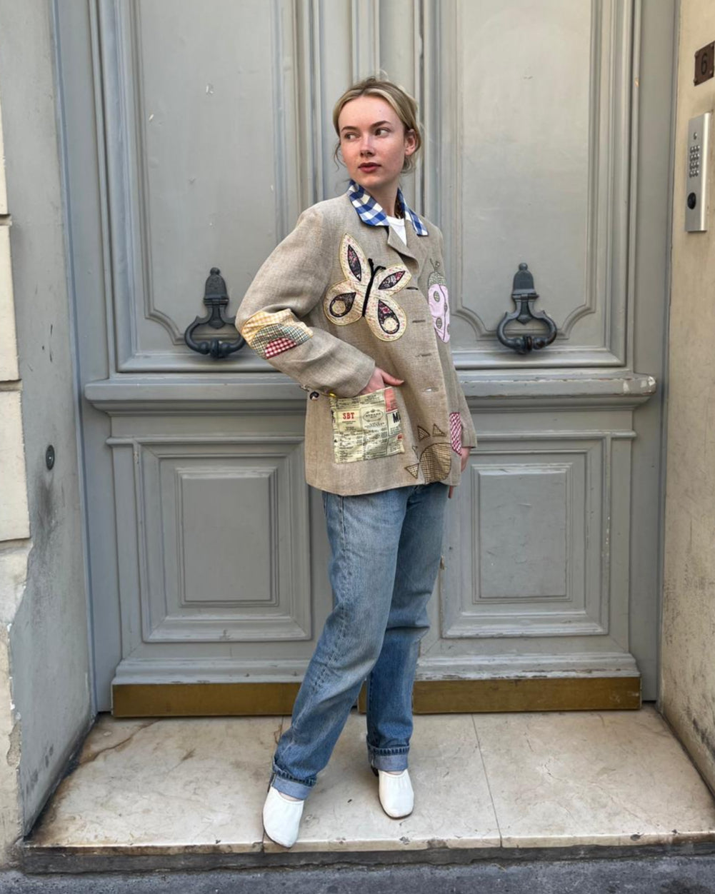 Veste patchwork Moschino