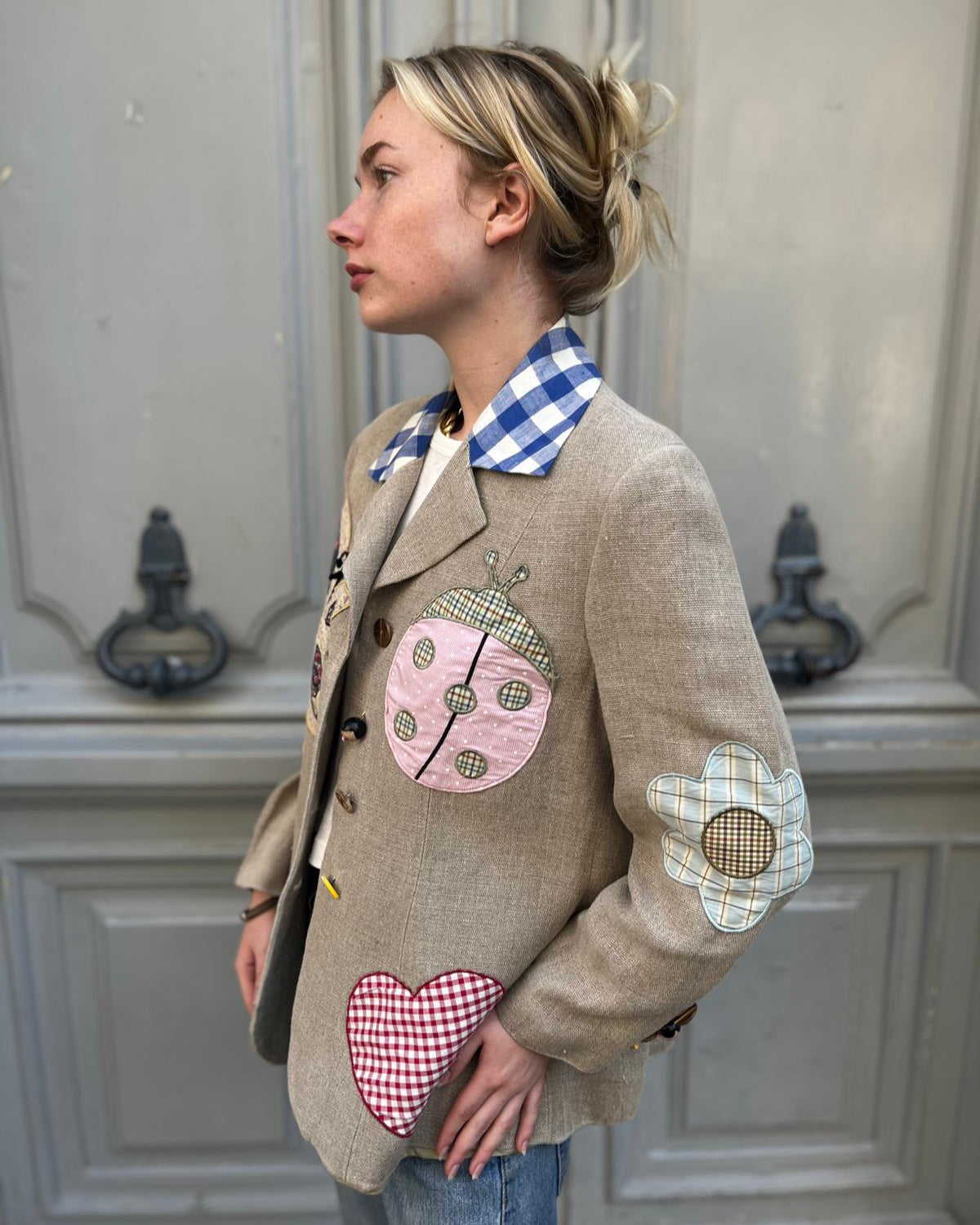 Veste patchwork Moschino