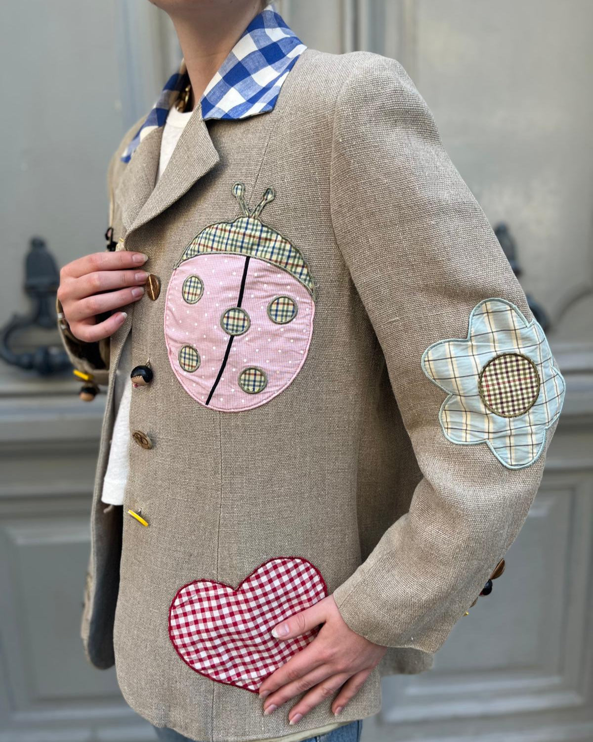 Veste patchwork Moschino