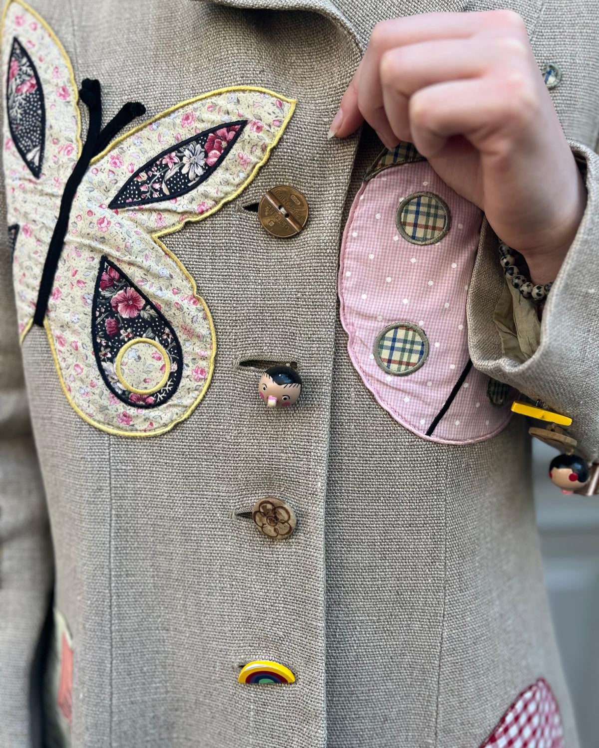 Veste patchwork Moschino