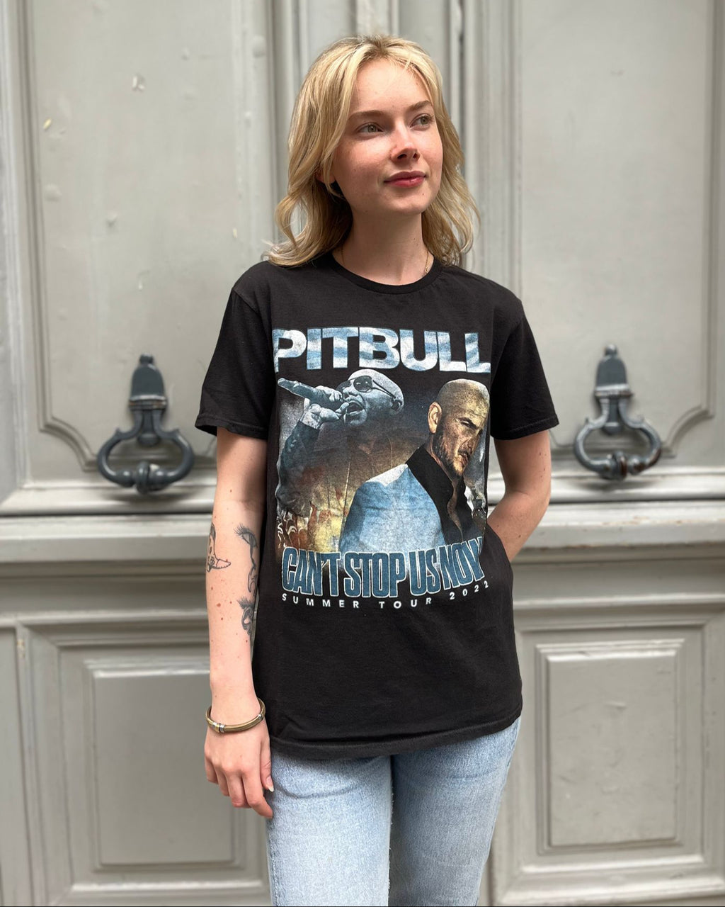Tee shirt concert Pitbull