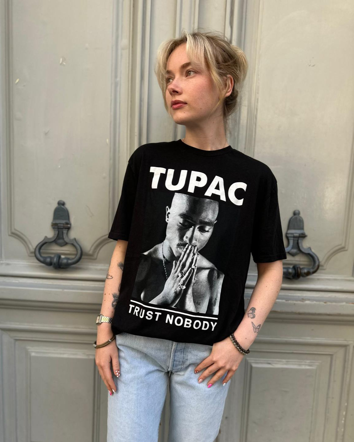 Tee shirt noir Tupac