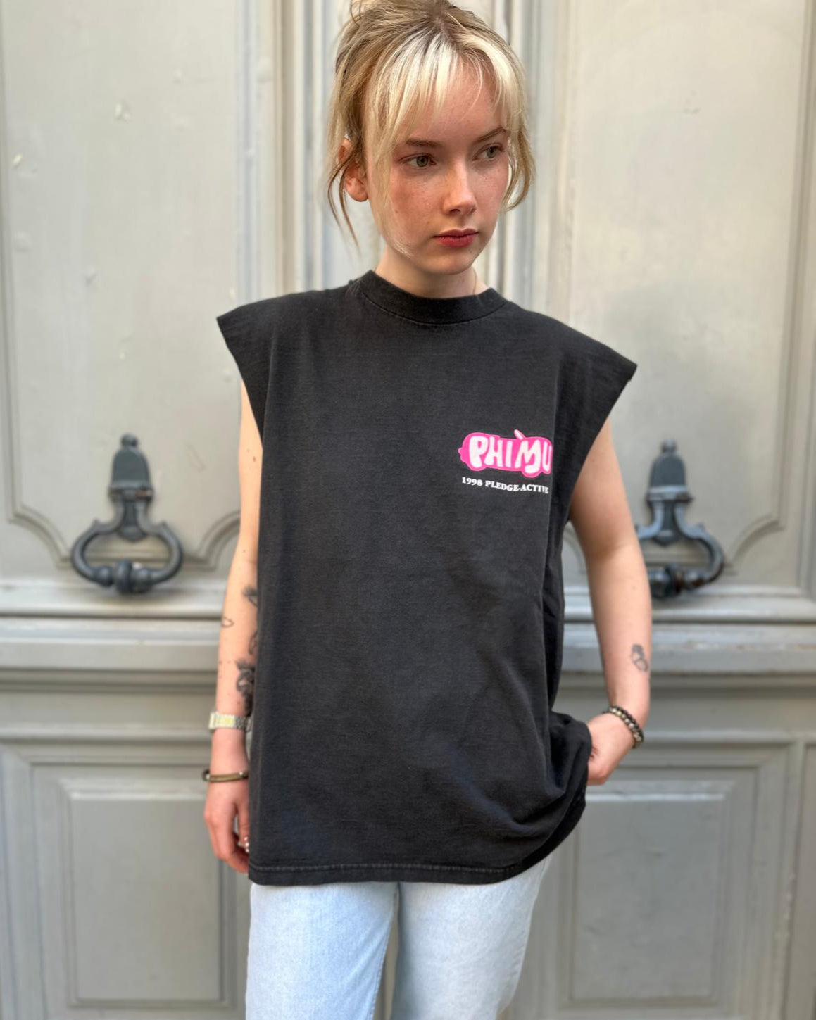Débardeur noir Phimu