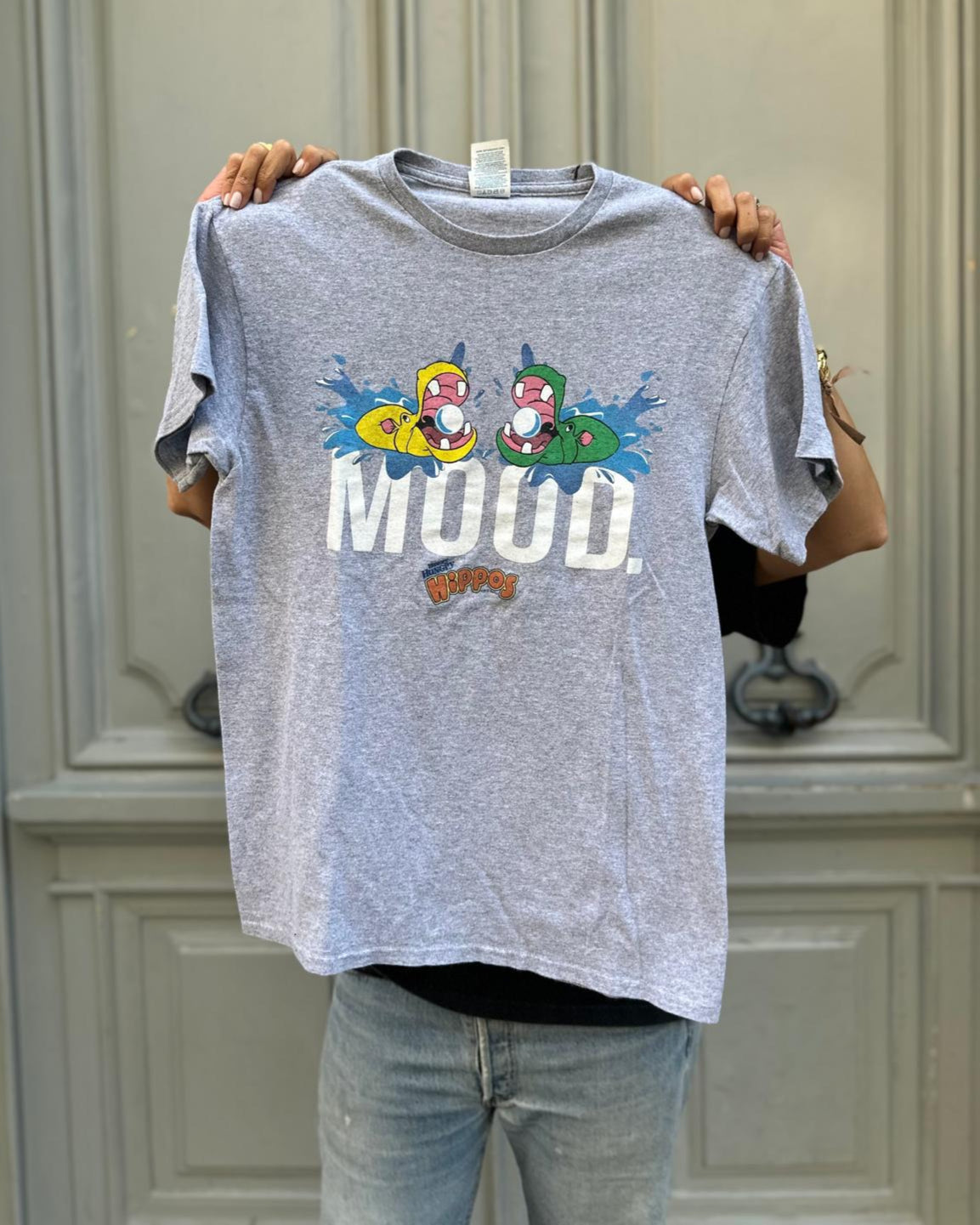 Tee shirt gris Mood Hippos