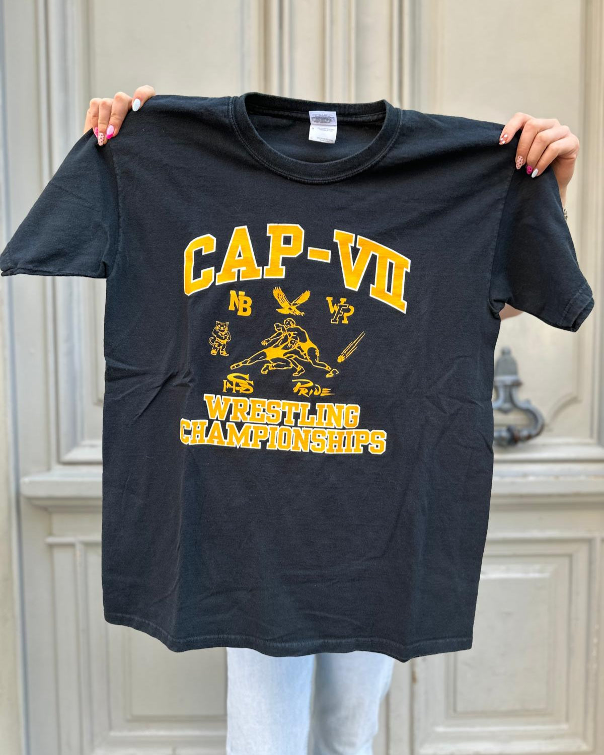 Tee shirt noir CAP-VII