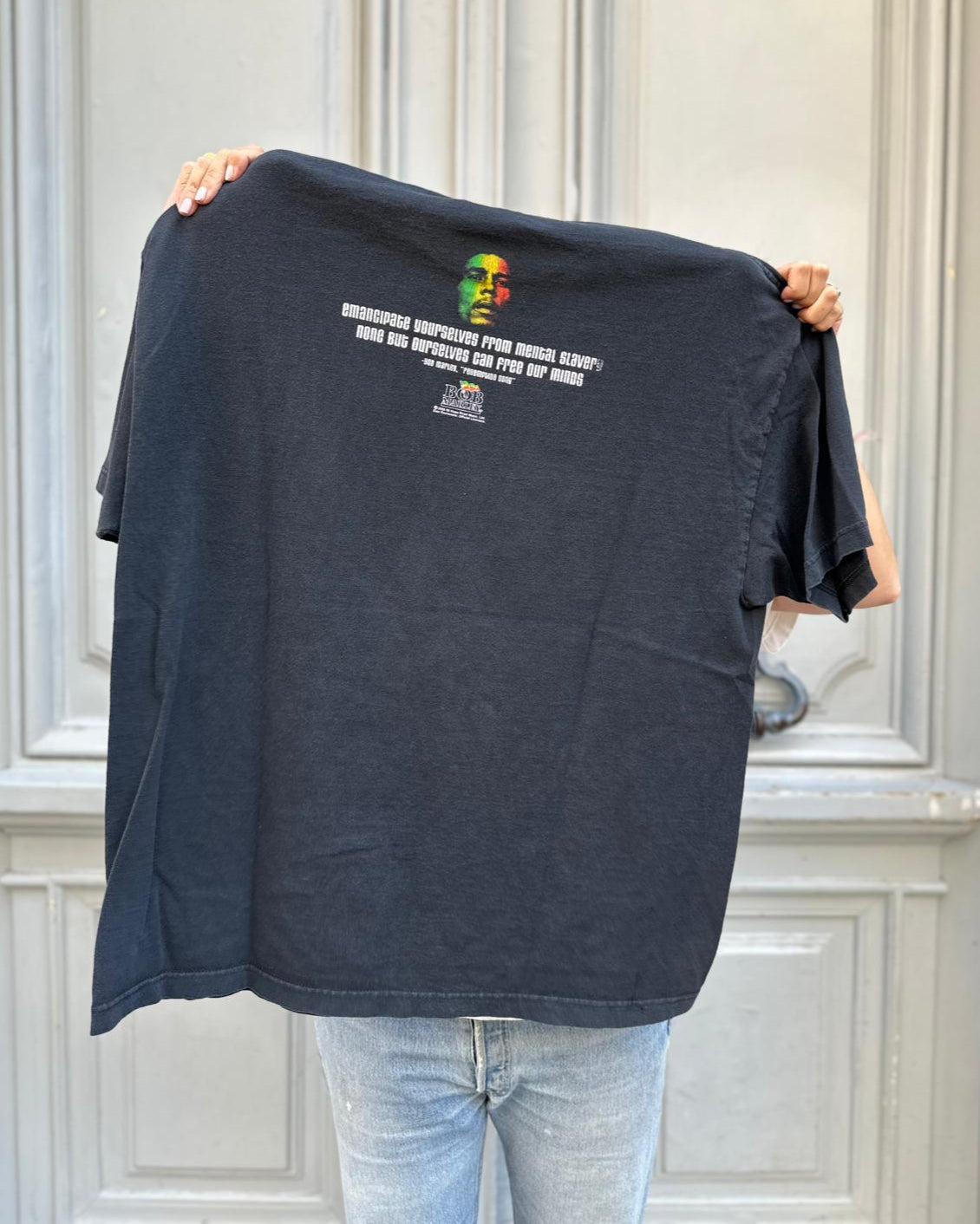 Tee shirt noir Bob Marley