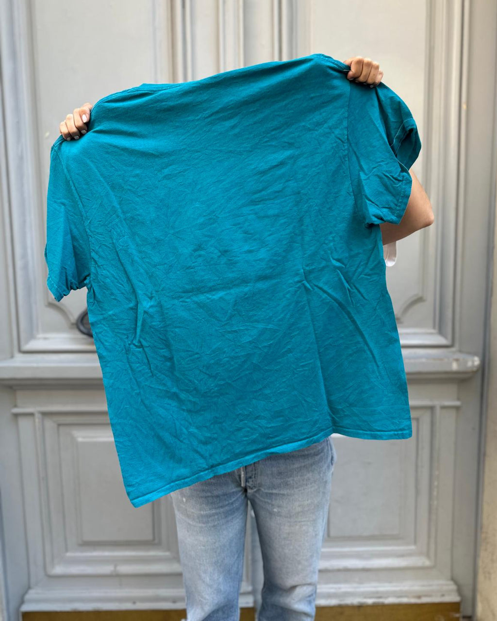 Tee shirt bleu basketball