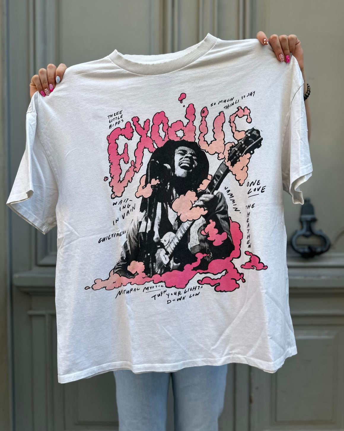 Tee shirt blanc Bob Marley