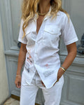 Chemisette blanche imprimé