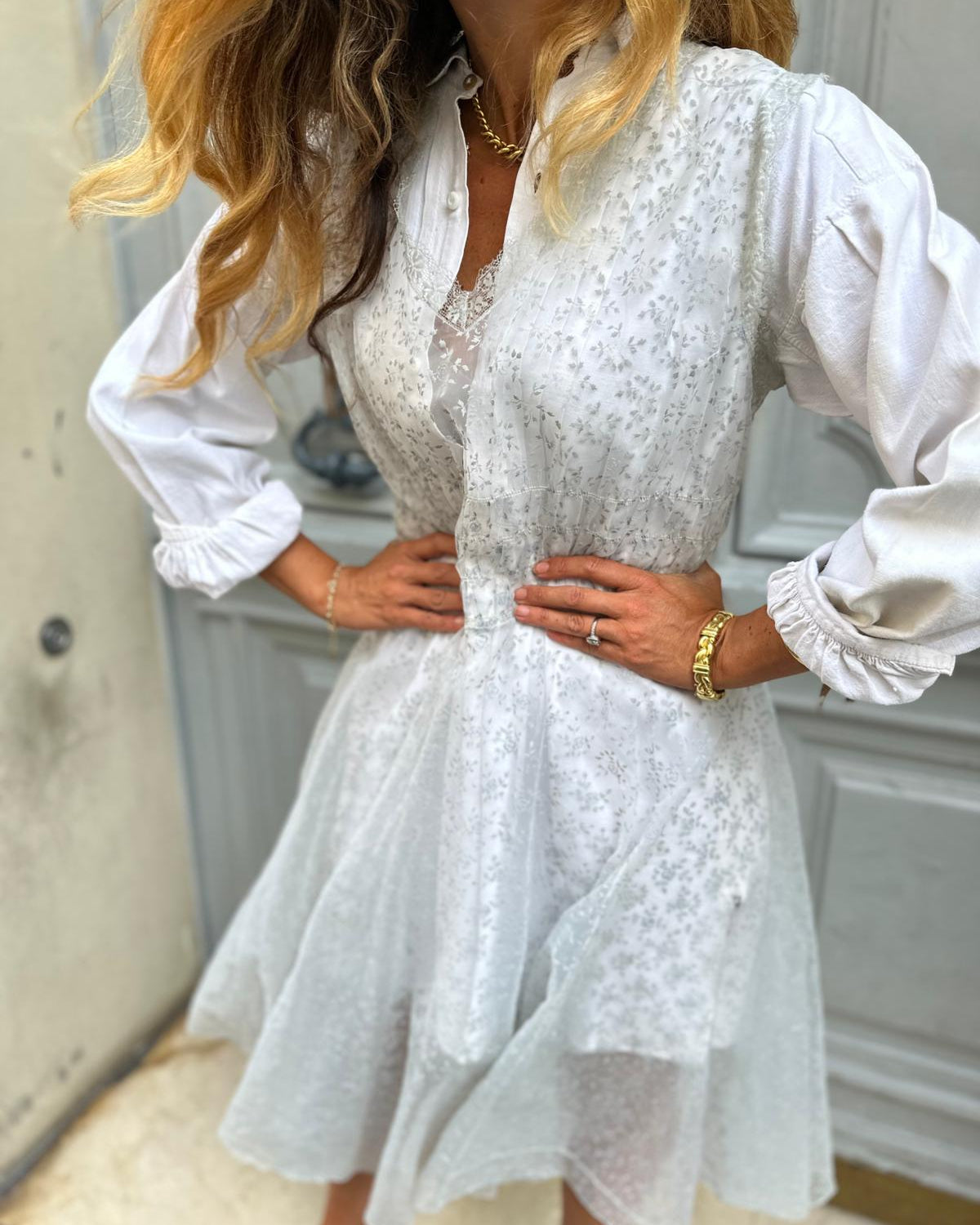 Robe lingerie transparente