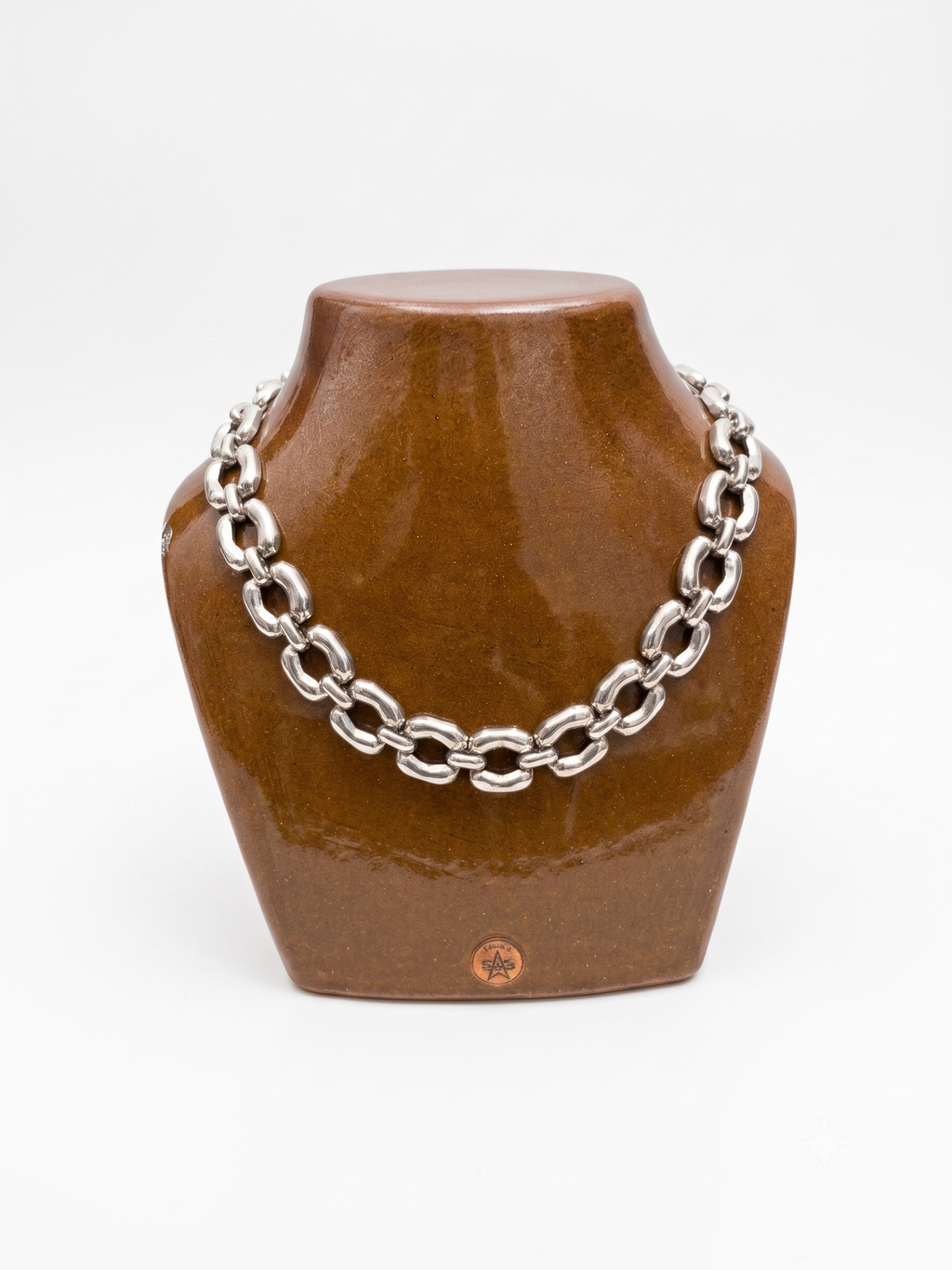 Collier Monet vintage argenté