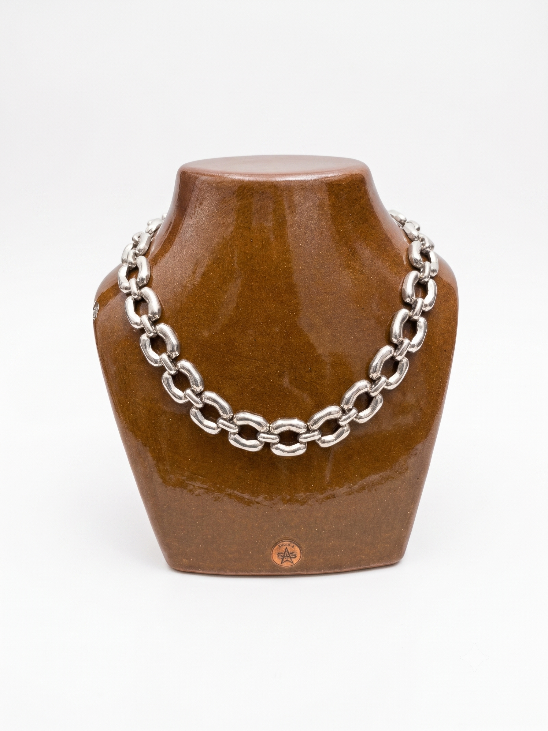 Collier Monet vintage argenté