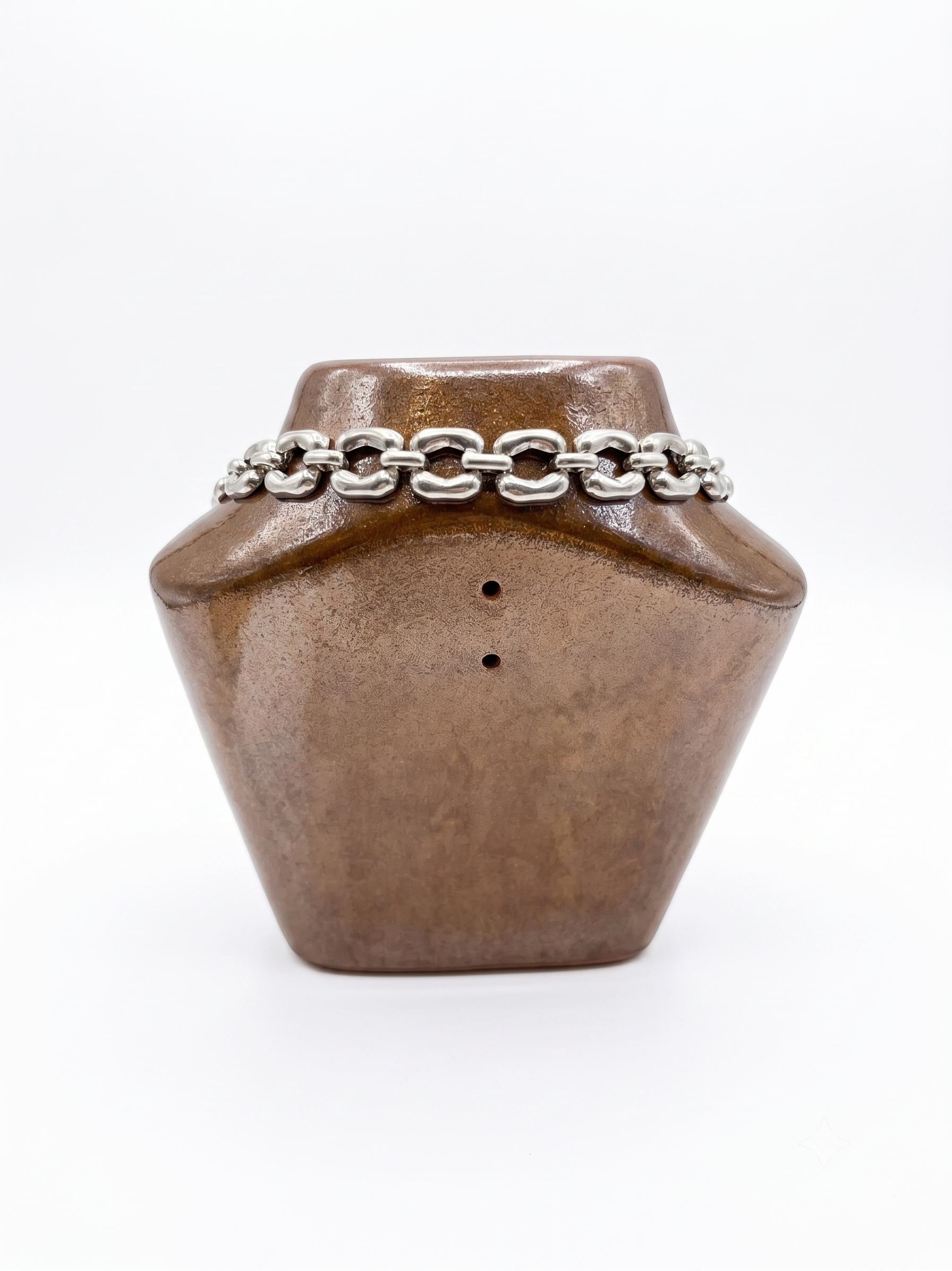 Collier Monet vintage argenté