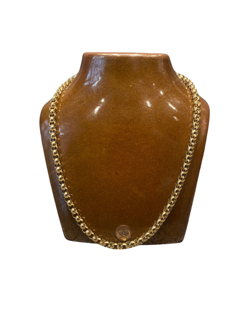 Collier à maillons dorés Monet