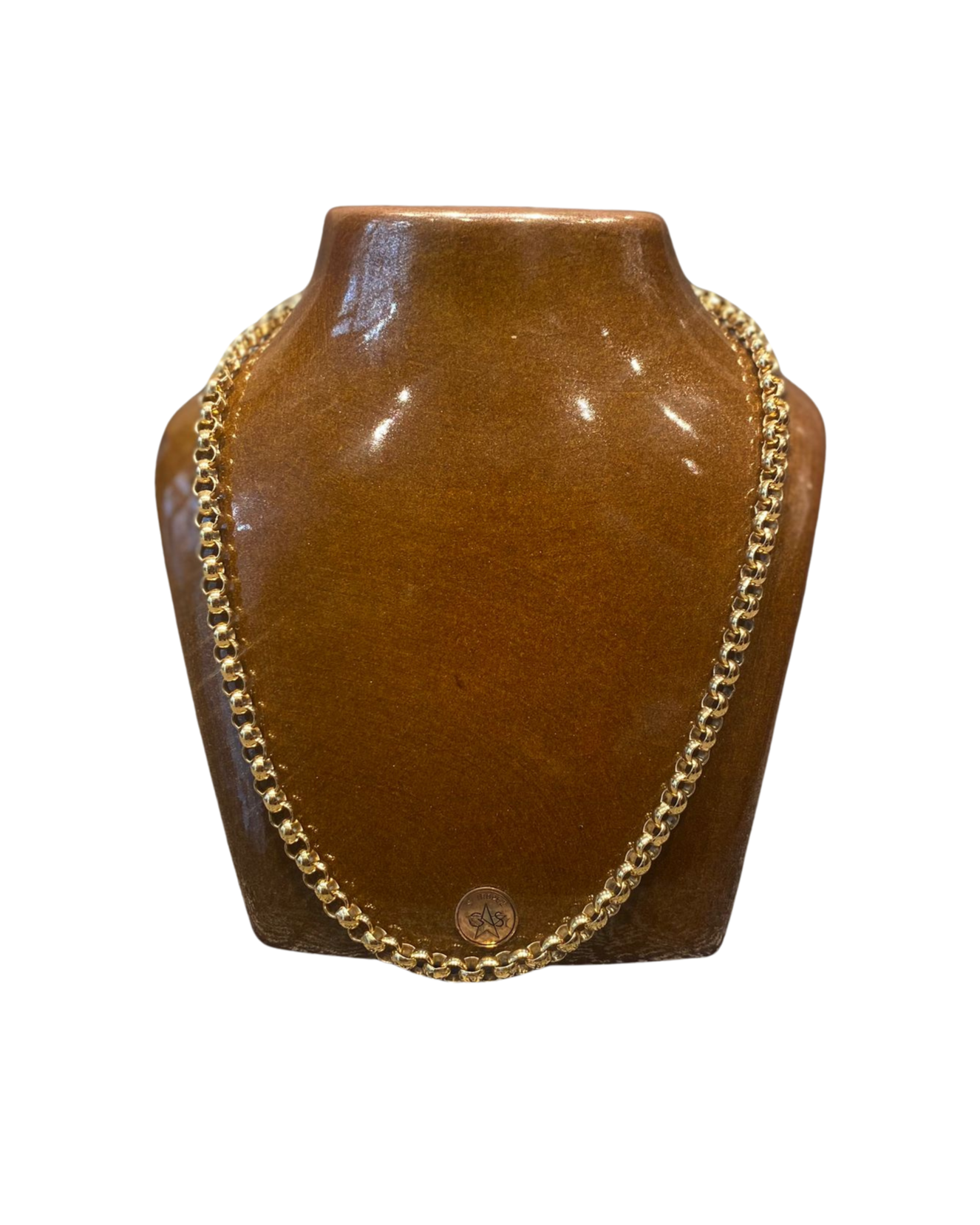Collier à maillons dorés Monet