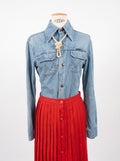 Chemise Wrangler en denim bleu clair