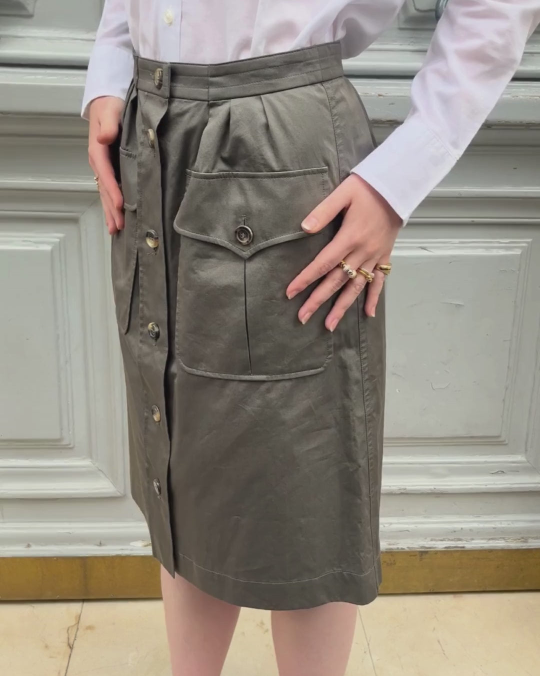 Jupe Saharienne YSL Rive Gauche