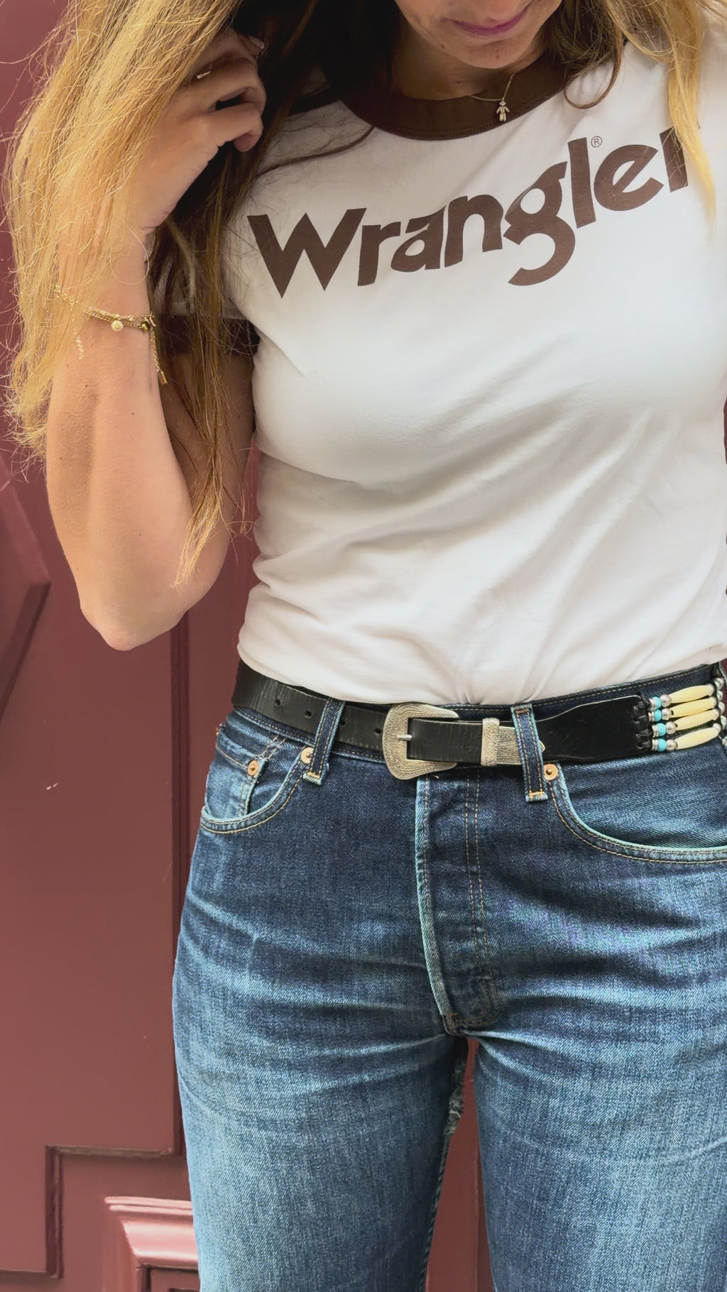 Ceinture navajo aigle