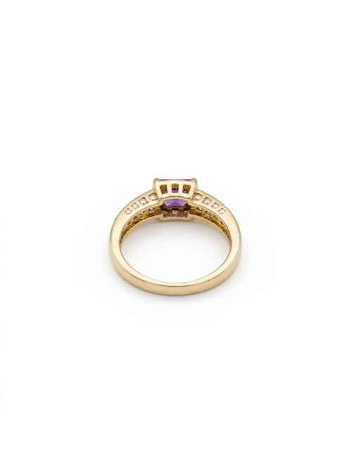 Bague pierre violette