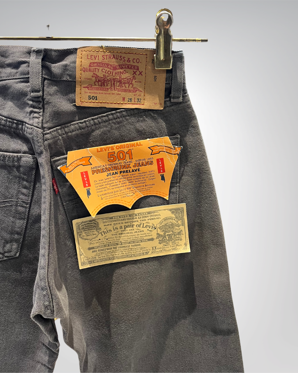 Jeans Levi's 501 W26 L32 - numéro 5C