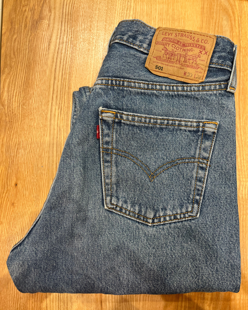 Jeans Levi's 501 W30 L32 - numéro UUUU