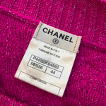 Pull rose à paillettes Chanel