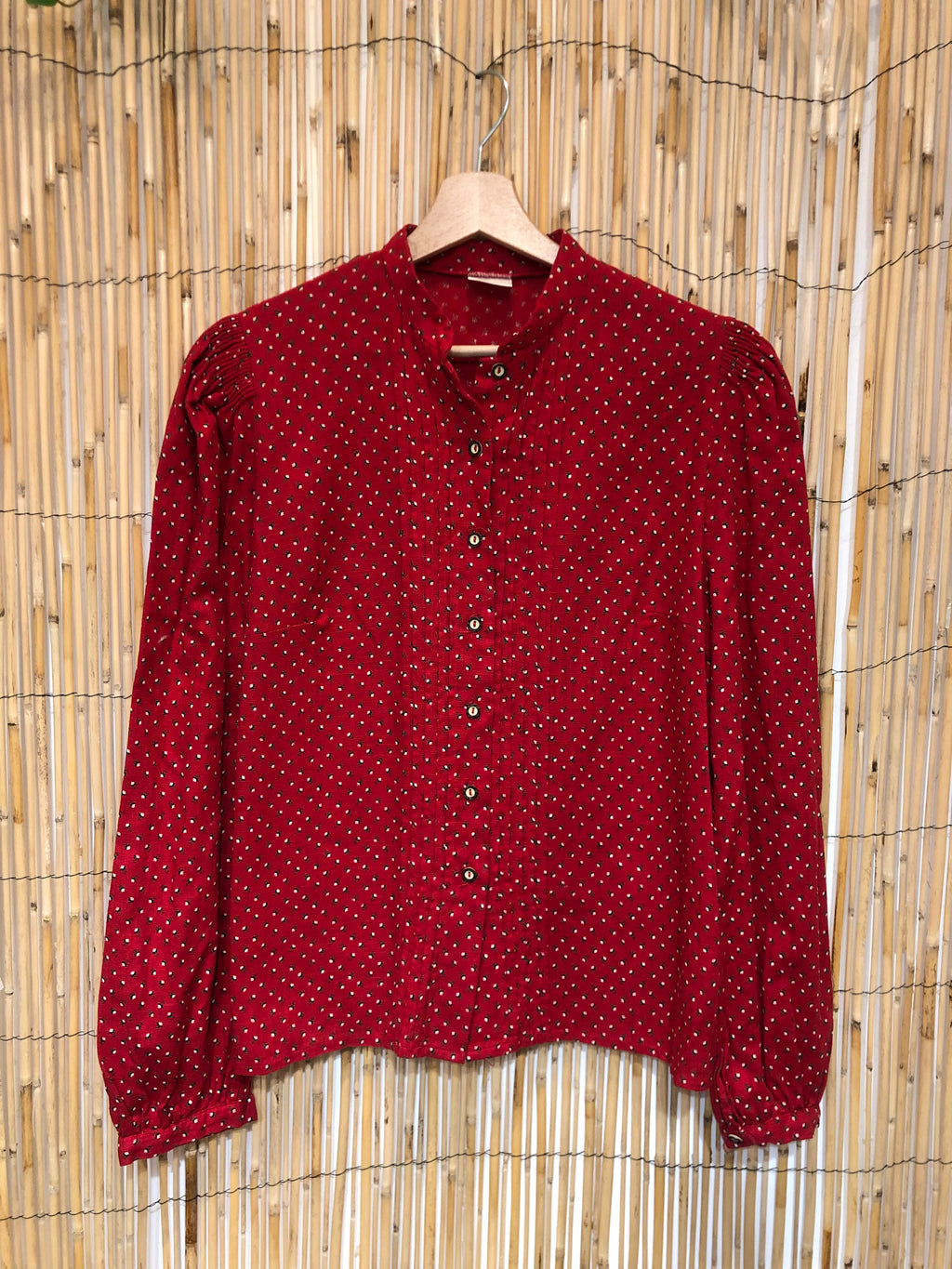 Blouse autrichienne rouge