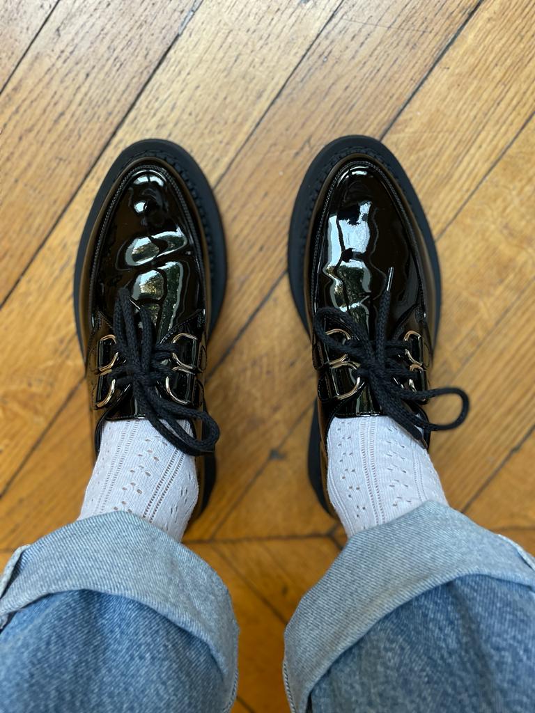 Chaussures noires Yves Saint Laurent