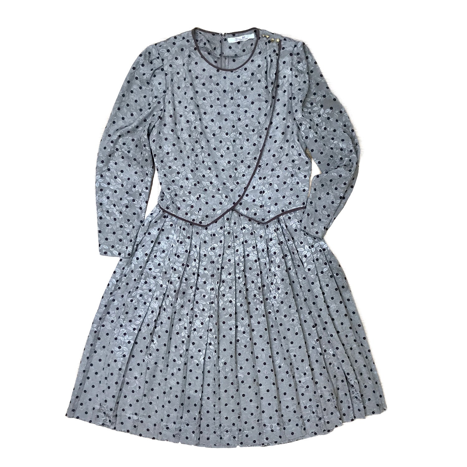 Robe beige a 2025 pois